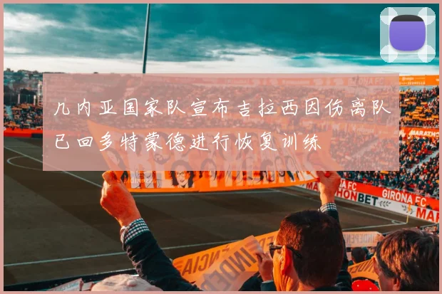 几内亚国家队宣布吉拉西因伤离队已回多特蒙德进行恢复训练